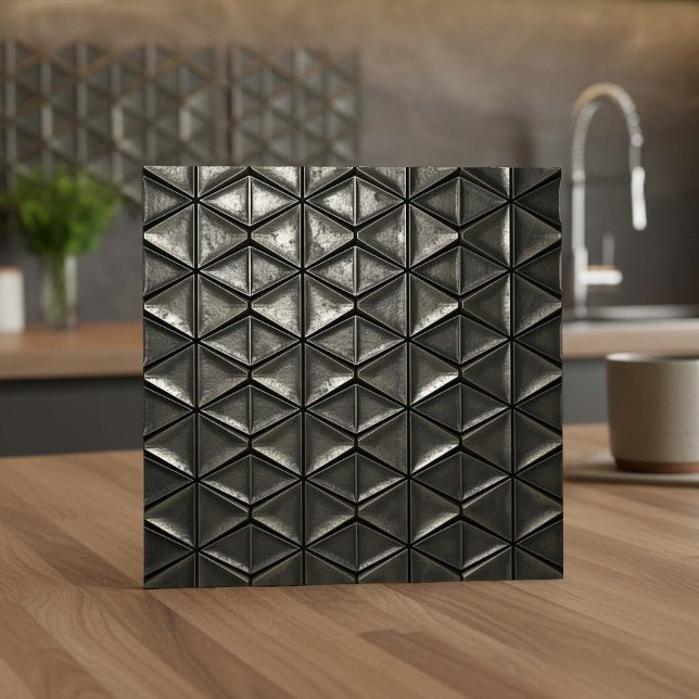 Industrial Iron Pyramid Pattern #1 ID1227 Ceramic Tile (Creator Uploaded)