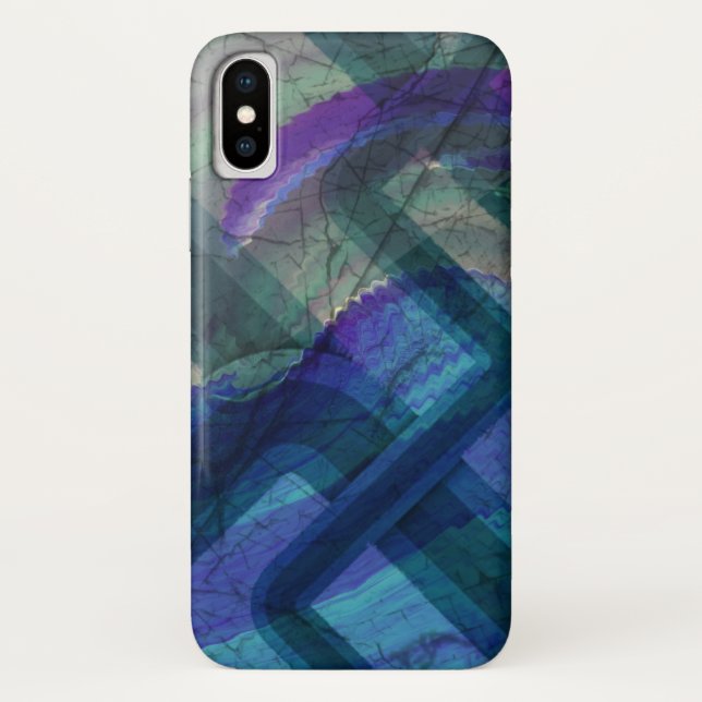 Industrial Landscape Abstract Case-Mate iPhone Case (Back)