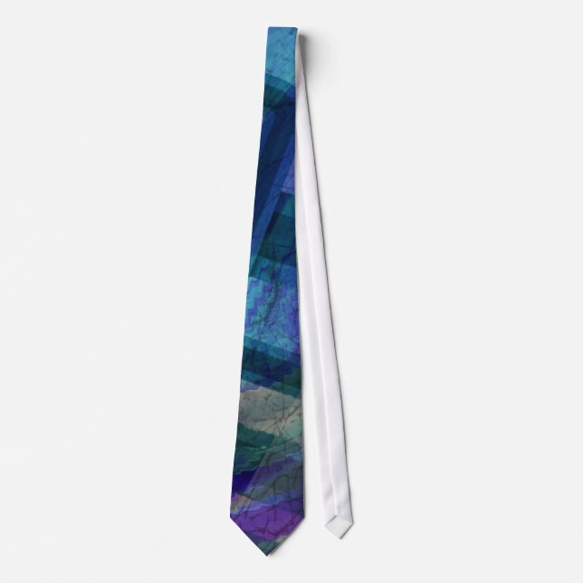 Industrial Landscape Abstract Tie (Front)