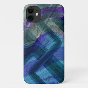 Industrial Landscape Colourful Abstract iPhone 11 Case
