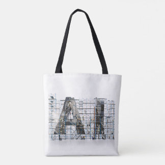 Industrial Letterform – AI Tote Bag