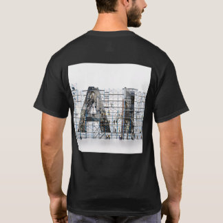 Industrial Letterform Architecture Art T-Shirt