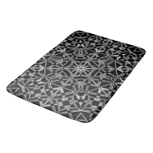 Industrial Mandala Bath Mat