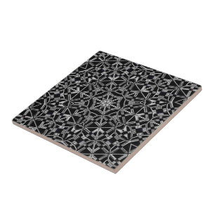 Industrial Mandala Ceramic Tile