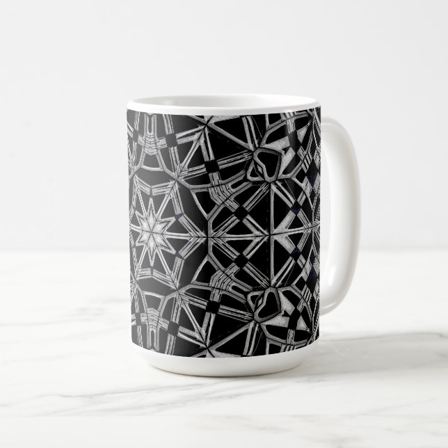 Industrial Mandala Coffee Mug (Front Right)