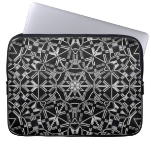 Industrial Mandala  Laptop Sleeve