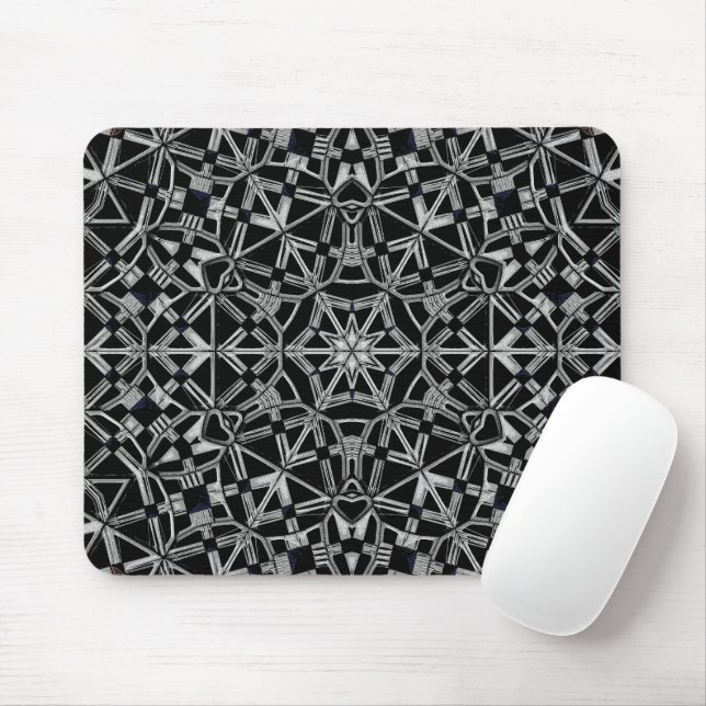Industrial Mandala  Mouse Pad (With Mouse)