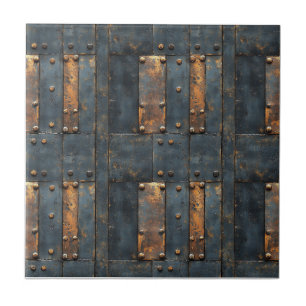 Industrial Metal Rustic  Ceramic Tile