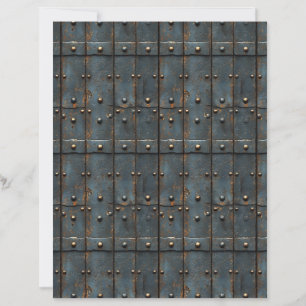 Industrial Metal Rustic Scrapbook Paper 