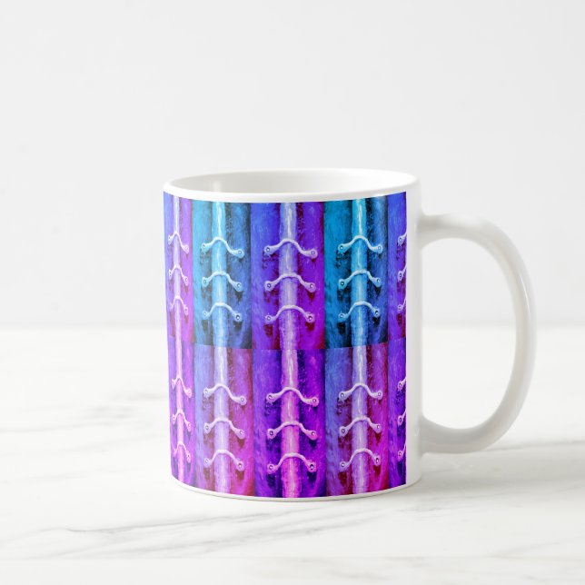 Industrial Minimalism Colours Abstract Design Miam Coffee Mug (Right)