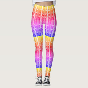 Industrial Minimalism Colours Abstract Ipanema Leggings