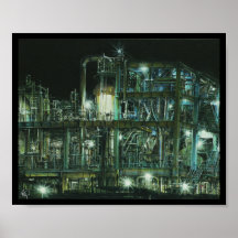 Industrial Painting - Original Acrylic Painting