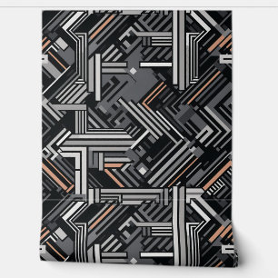 Industrial pattern wallpaper