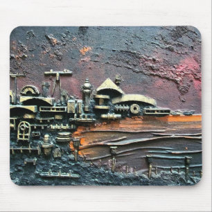 Industrial Port-part 1 by rafi talby Mouse Pad