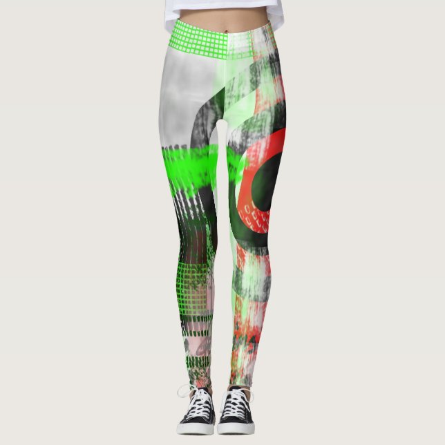 Industrial Print Leggings (Front)