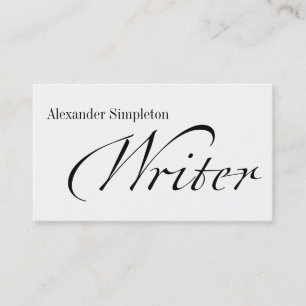 Industrial Roman Writer Business Card