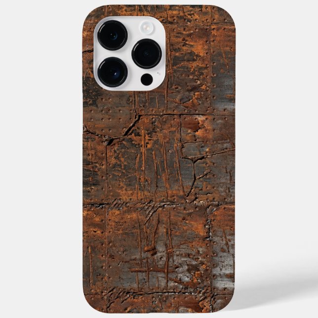 Industrial Rusted Metal Texture iPhone Case (Back)