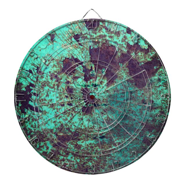 Industrial  Rustic Inspired Art Modern Trends Dartboard (Front)