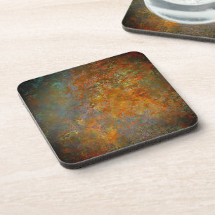 Industrial Rustic Rust Inspired Art Home Interior Coaster