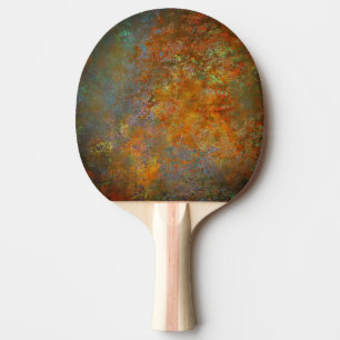 Industrial Rustic Rusty Copper Inspired Art Ping Pong Paddle