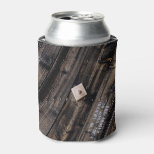 Industrial Rustic Wood Can Cooler