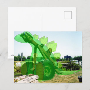 Industrial Skeleton Postcard