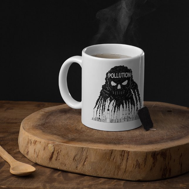 Industrial Smog Monster Cloud Coffee Mug (Creator Uploaded)