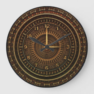 Industrial steampunk clock