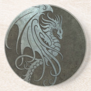 Industrial Steel Flying Dragon - left side Coaster
