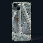 Industrial Structure | Bridge iPhone 13 Case<br><div class="desc">This print of an industrial structure was created by Jennifer Goldberger and resembles the trusses of a bridge. This grey structure is beatifully rendered,  making you want to traverse its span and see what's on the other side. Order yours now!</div>