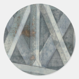 Industrial Structure   Bridge Classic Round Sticker