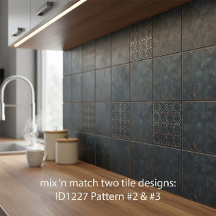 Industrial Tarnished Metal Background #3 ID1227 Ceramic Tile