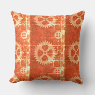 Industrial Throw Pillow - Distressed