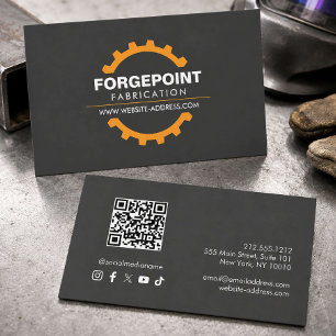 Industrial Welding Logo Business Card