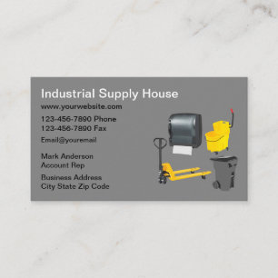 Industrial Wholesale Supplies Business Cards