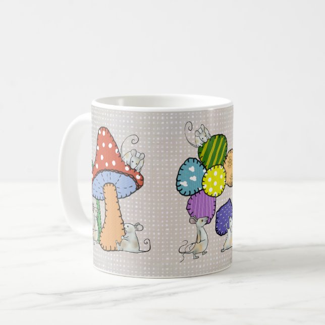 industrious mice coffee mug (Front Left)