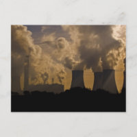 Industry polluting the atmosphere