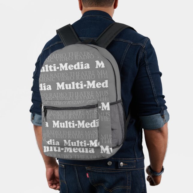 Industry-Themed Backpack - Multimedia Grey White (Insitu (Model))