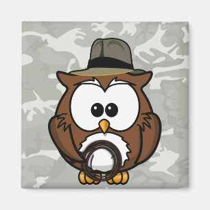 Indy owl magnet