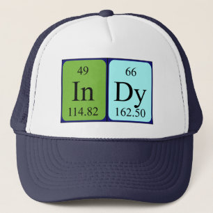 Indy periodic table name hat