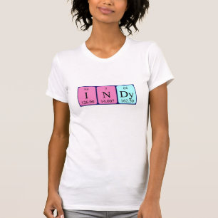 Indy periodic table name shirt