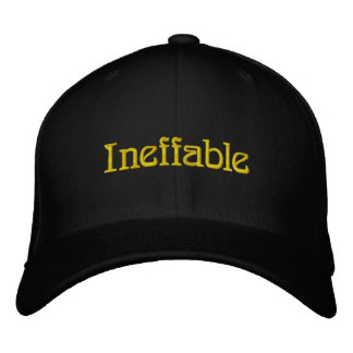 Ineffable Embroidered Hat