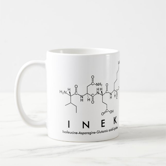 Inek peptide name mug (Left)