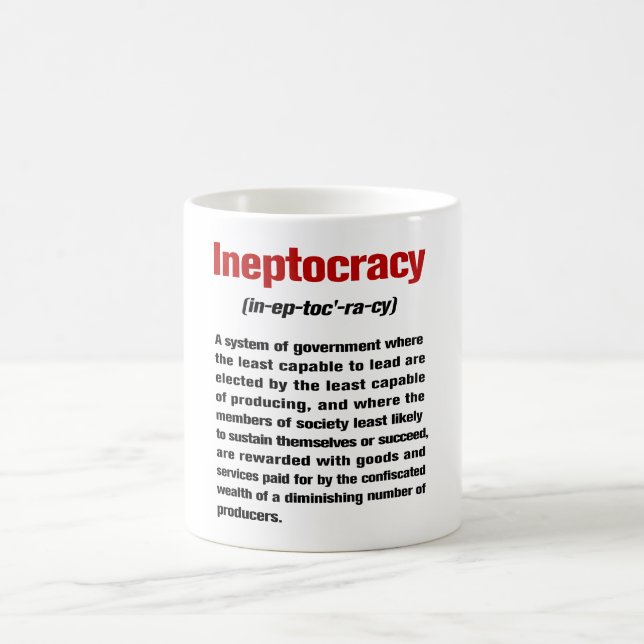 Ineptocracy Coffee Mug (Center)