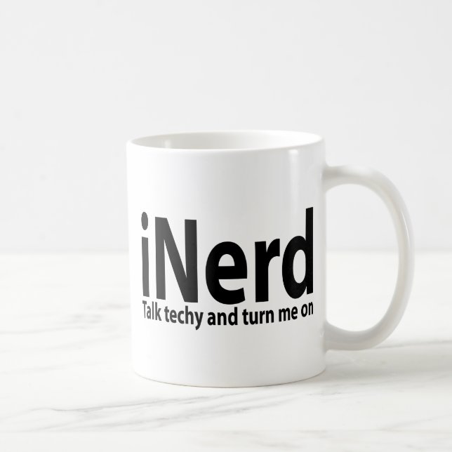 iNerd talk techy humour IT Coffee Mug (Right)