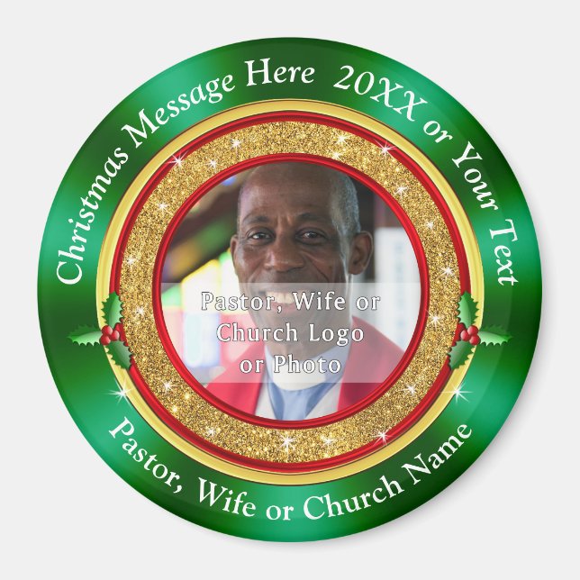 Inexpensive Christmas Gifts for Church Members,  Magnet (Front)