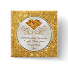 Inexpensive Citrine Anniversary Pins, Personalised