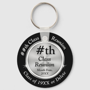 Inexpensive, Class Reunion Party Favours, Any Colo Key Ring
