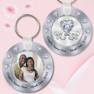 Inexpensive Custom, PHOTO Wedding Favours, Wedding Key Ring