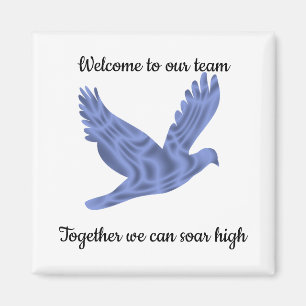 Inexpensive Employee Welcome to Our Team Keepsake Magnet